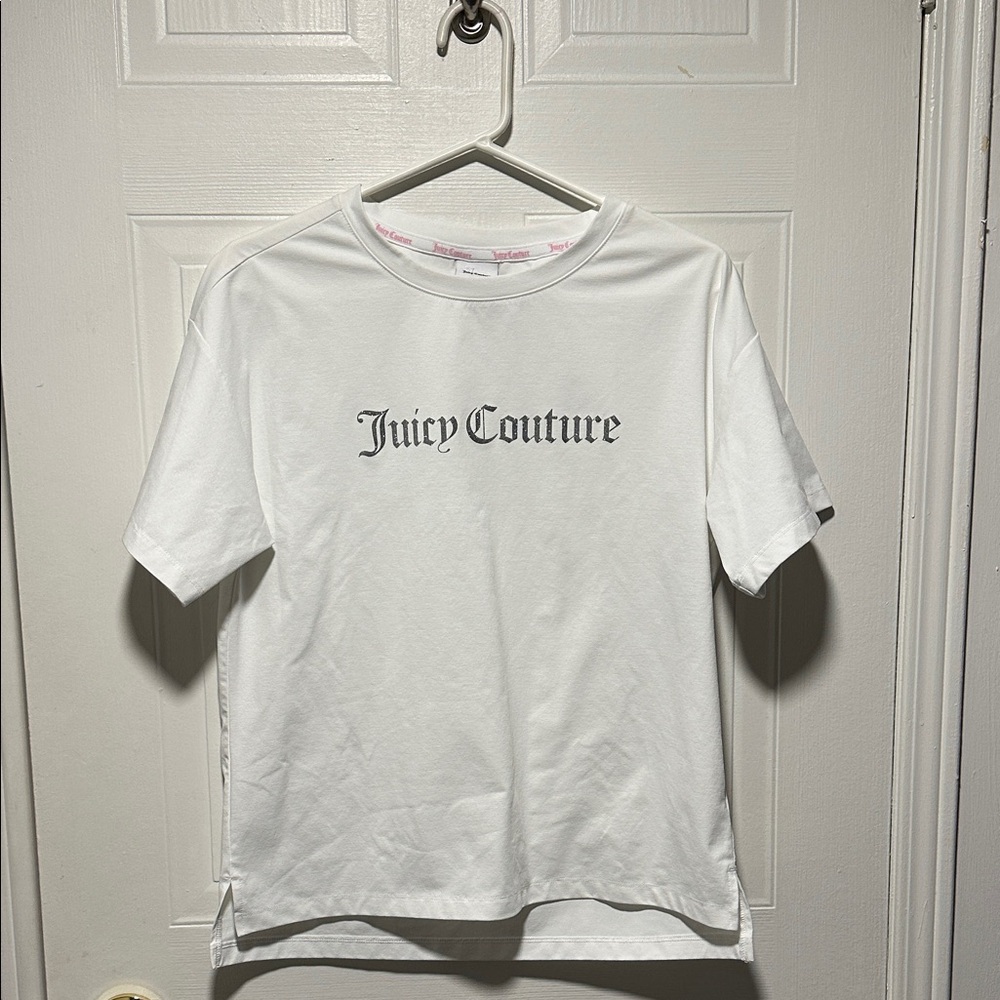 Juicy Couture White Tee with Black Logo